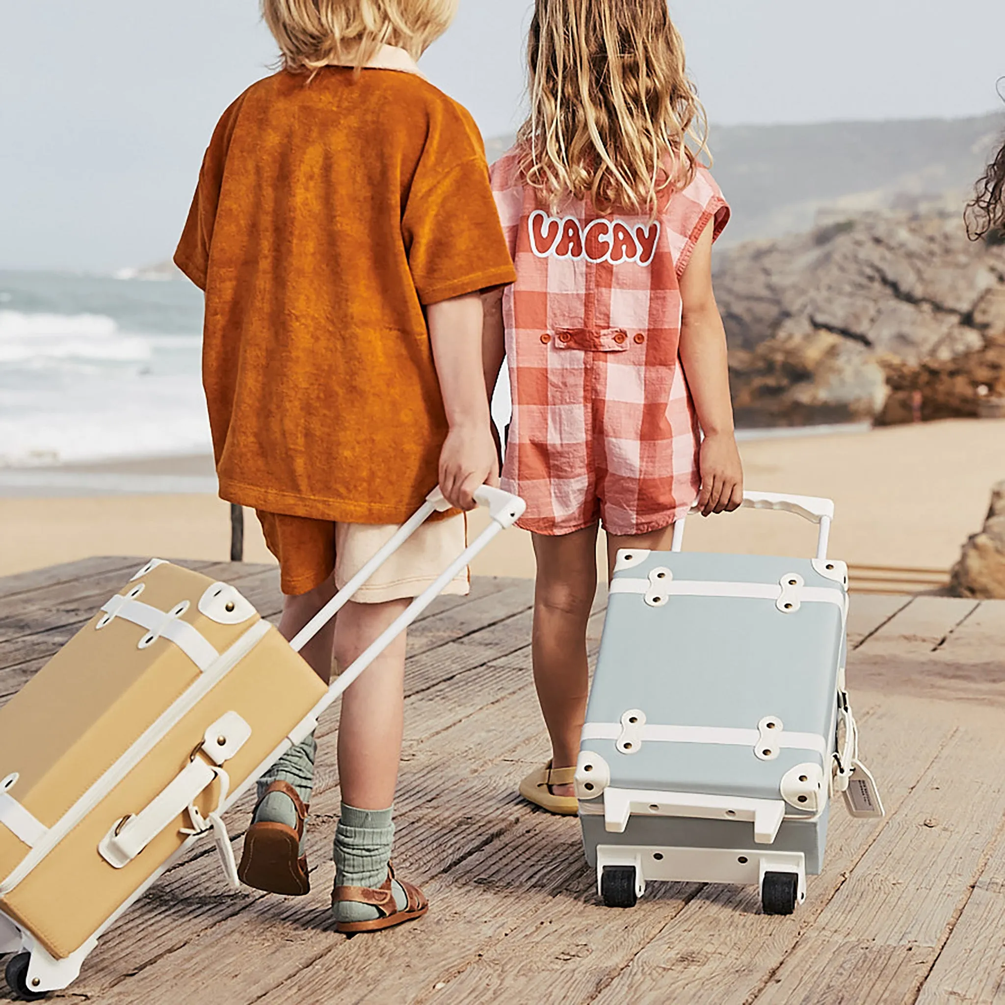 See-Ya Suitcase  Steel Blue