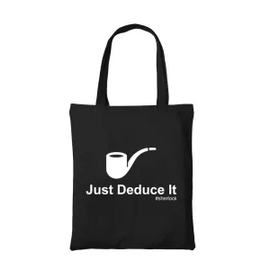 Sherlock Tote Bag - Just Deduce It