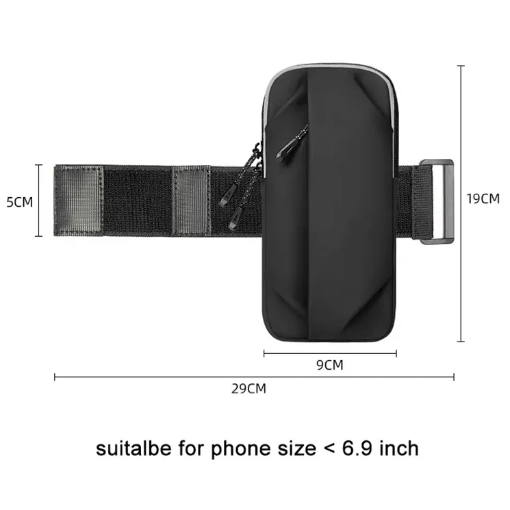 Sleek Black Multifunctional Bag for Everyday Use - SF2058