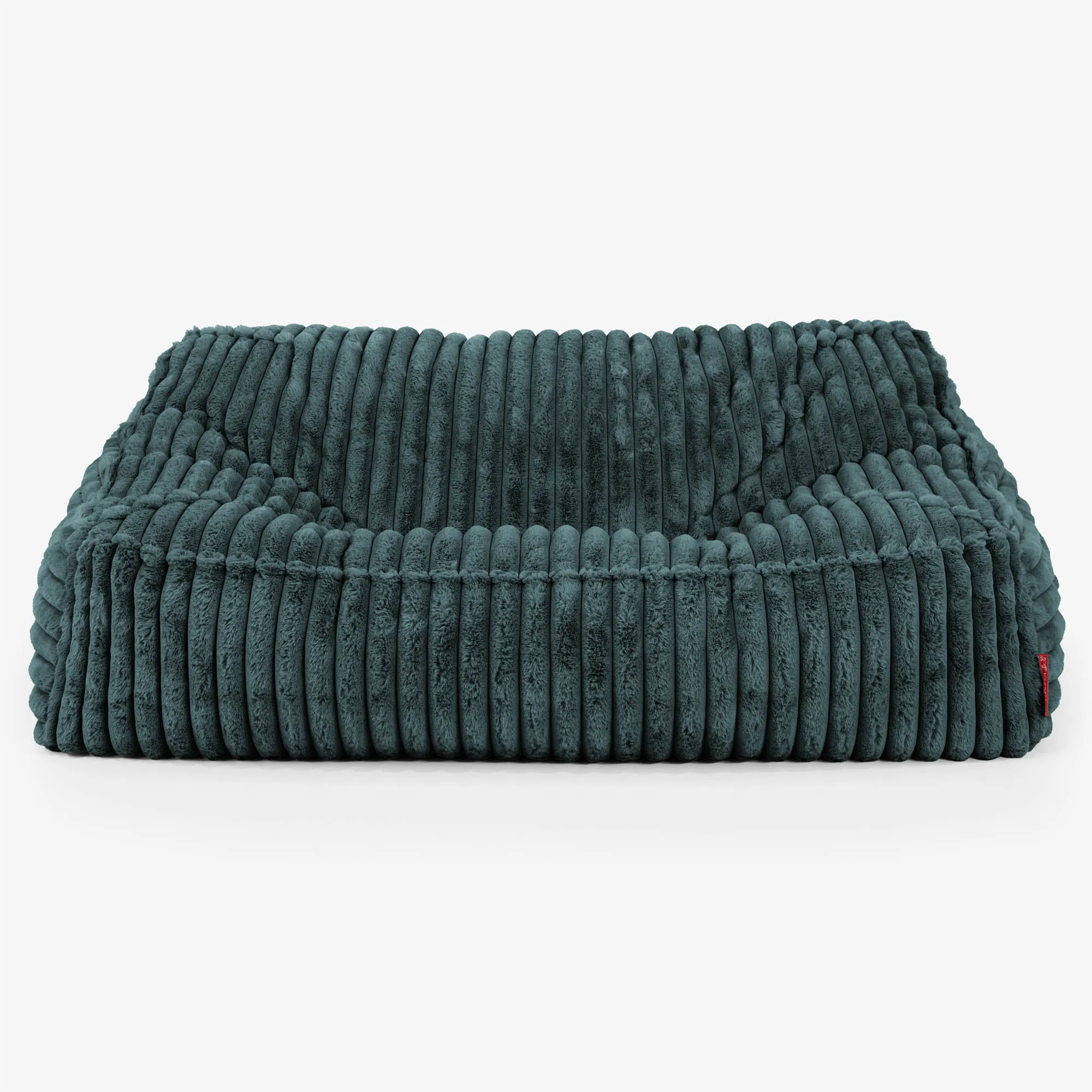 Sloucher Bean Bag Sofa - Ultra Plush Cord Teal