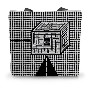 The Cube Canvas Tote Bag
