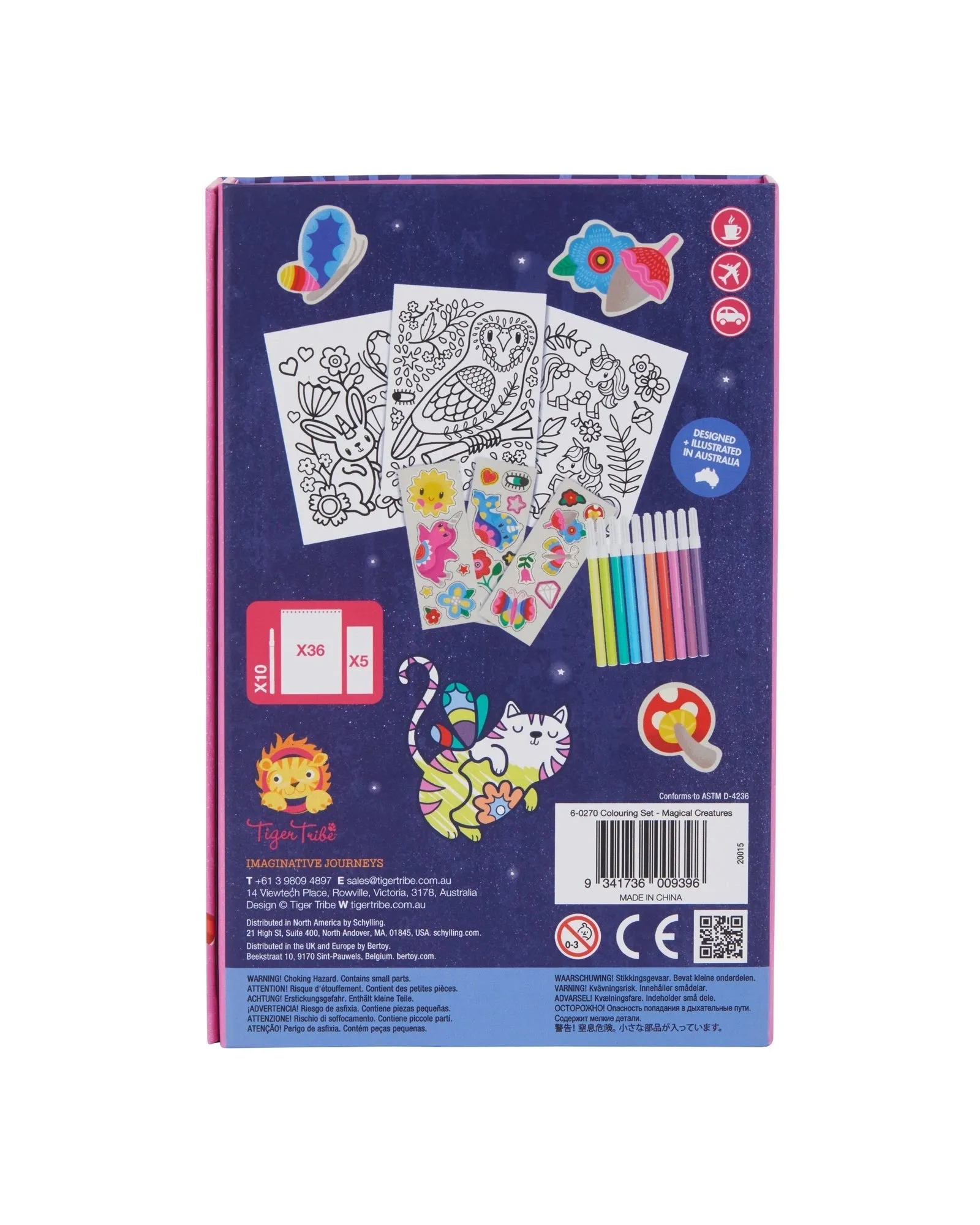 Tiger Tribe Colouring Set Magical Creatures