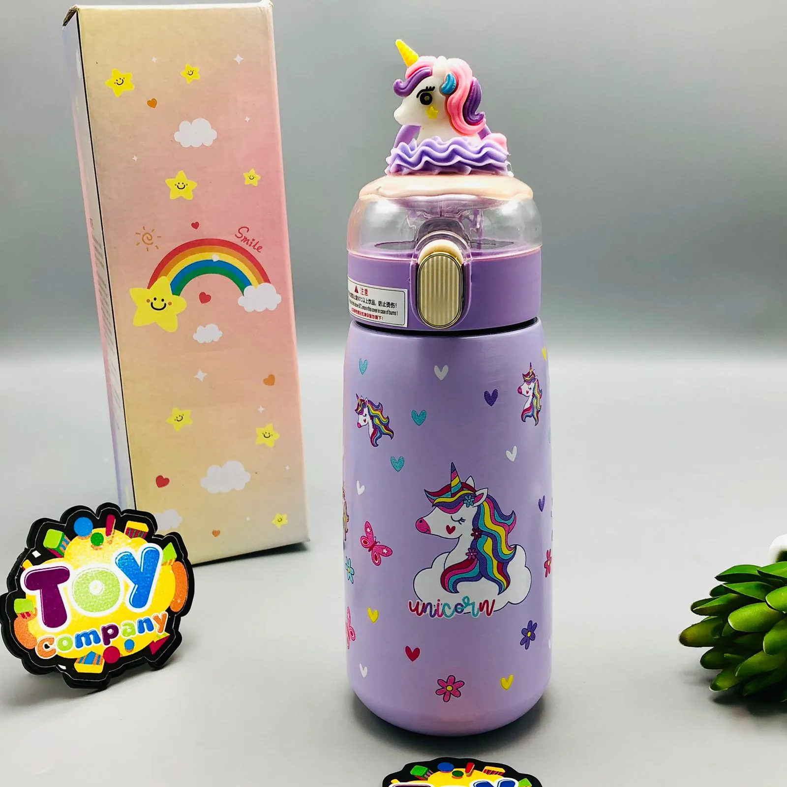 Unicorn Stainless Steel Insulated Sipper Water Bottle