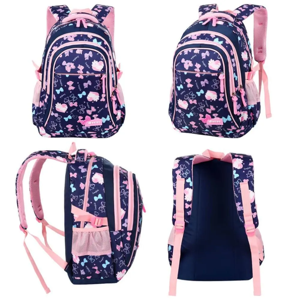 Vbiger 3-in-1 Student Shoulder Bags Set Trendy Backpack, Lunch Tote Bag and Pencil Case