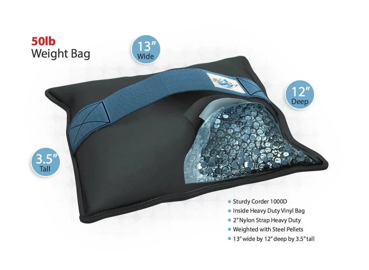 Wakeballast Bag - 500 Lbs - 50 Lbs x 10 Qty - 10 Heavy Duty Bag Bundle