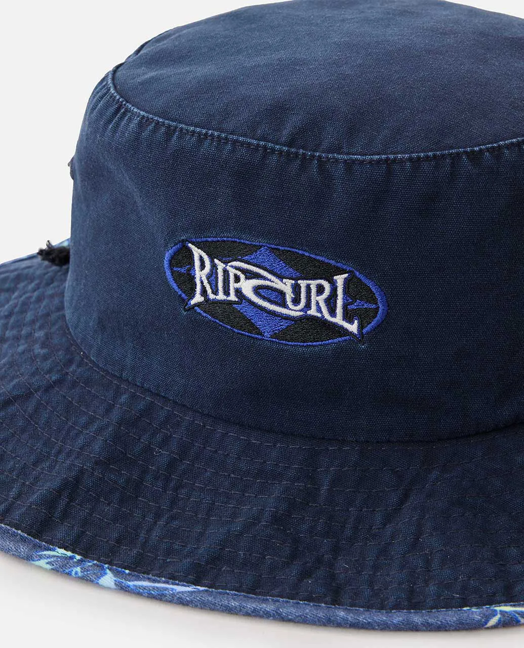 Weekender Mid Brim Hat - Washed Navy