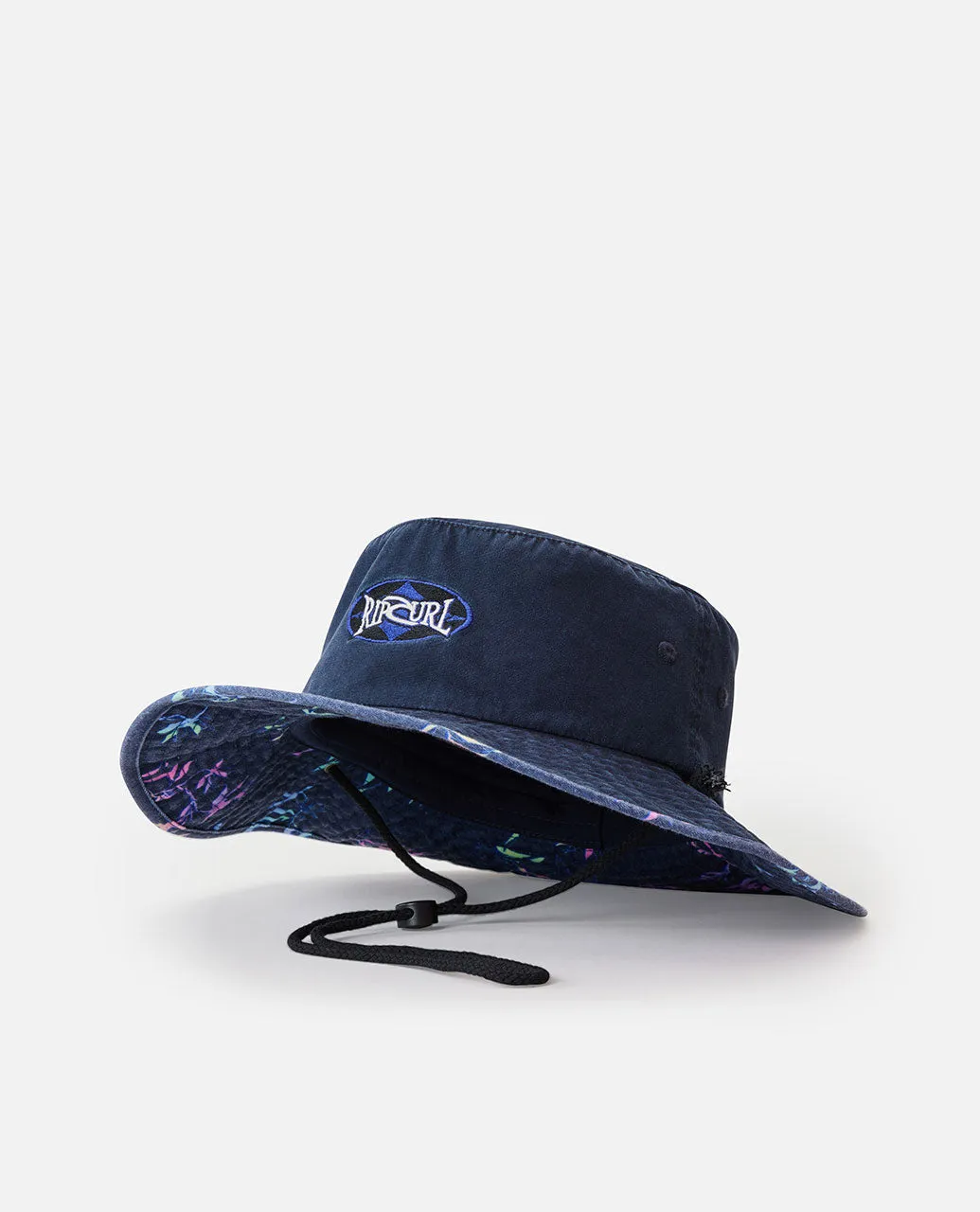 Weekender Mid Brim Hat - Washed Navy