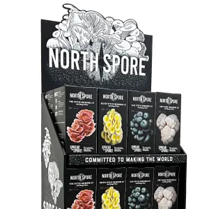 Wholesale | 24 pc. Organic 'Spray & Grow' Kits   Floor Display