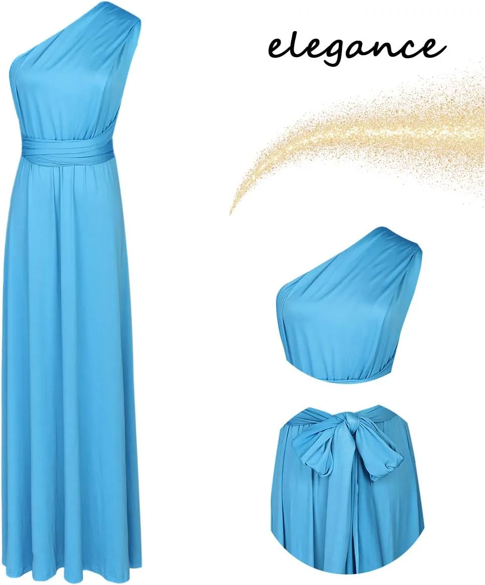 Women Transformer Multi Way Bandage Dress Convertible Bridesmaid Gown