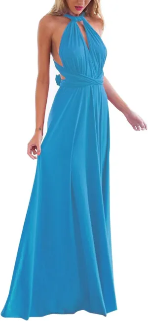 Women Transformer Multi Way Bandage Dress Convertible Bridesmaid Gown