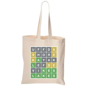 Wordle Minnesota Canvas Tote Bag