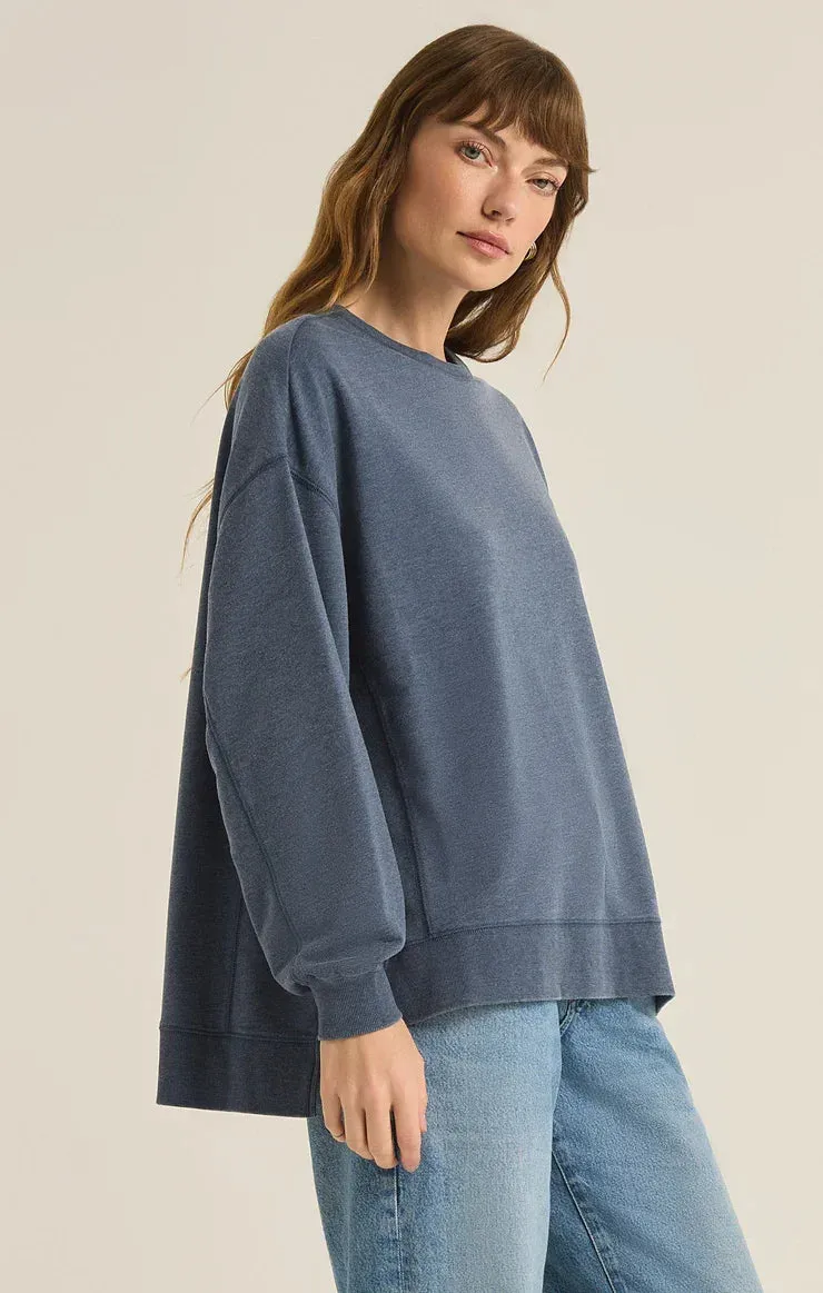 Z Supply Ladies Midnight Modern Weekender Sweater